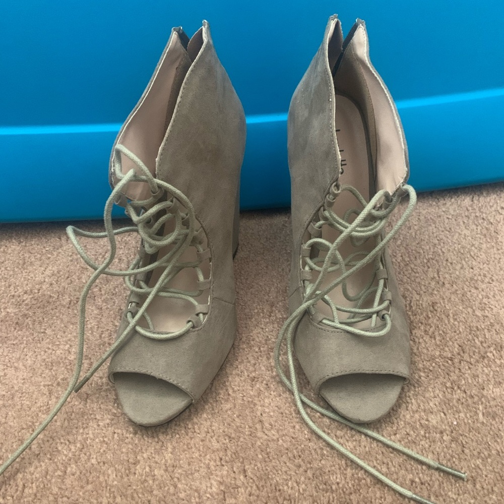 Charlotte Russe lace up heels